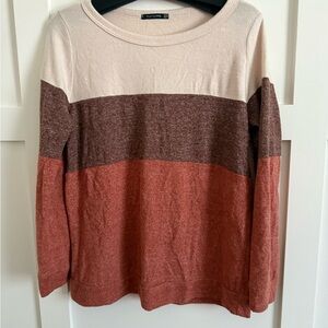 Colorblock Long Sleeve Sweater